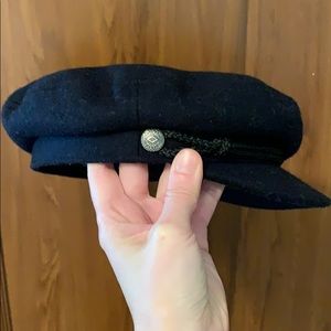 - Brixton black wool fiddler hat